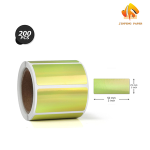 สติกเกอร์ทรงกลมแบบวงกลมสติกเกอร์เปล่าติดด้วยความร้อนแบบกำหนดเองหลายสี - Product Image 3