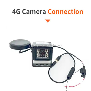 4g无线高清红外夜视后视AI摄像头手机连接卡车备份，带IP68图像传感器AH