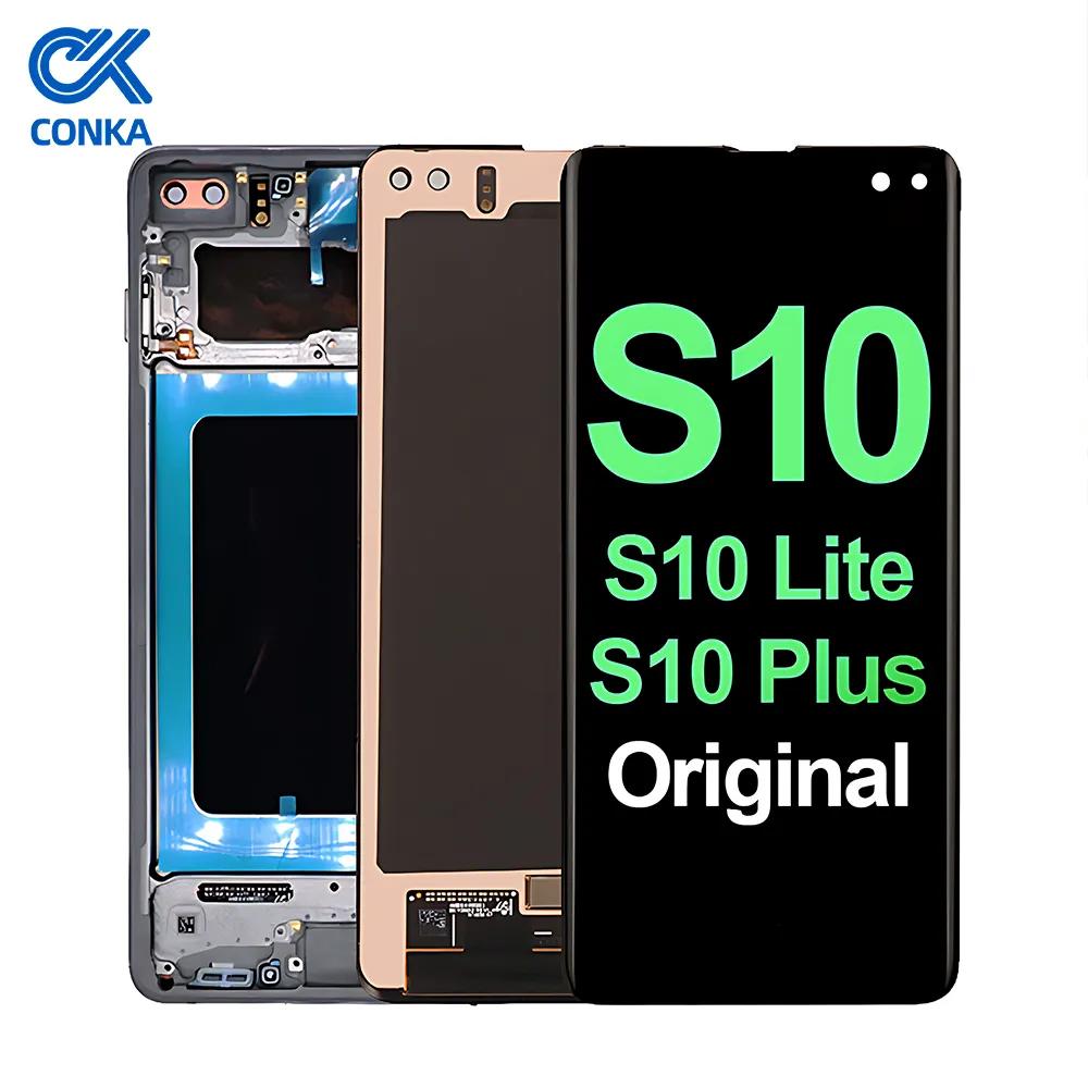 Мобильный LCD S10 Plus для samsung galaxy s10 дисплей оригинальный lcd для galaxy s10 lcd для samsung s10 дисплей S10 Lite