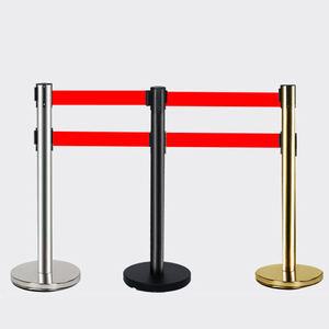 מוט stanchion חגורה נשלפת מוט מוט 2/3/5 מ 'קומה עומד ניהול מערכת תנועה קהל בקרת קהל בקרת מחסום
