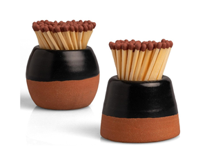 Forvet ile maç tutucu-dekoratif maçlar için kapadokya'da 2-el yapımı Set-emniyetli kibritler için seramik maç forvet - Product Image 1