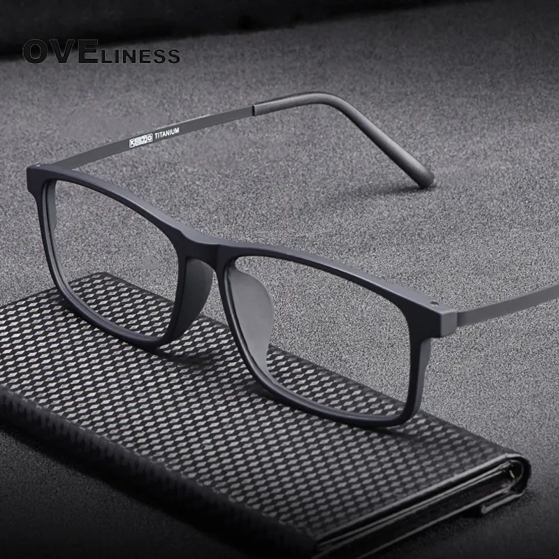 2023 чистая титановая оправа для очков для мужчин и женщин, Ультралегкая Удобная оправа для очков для близорукости, оптические очки по рецепту