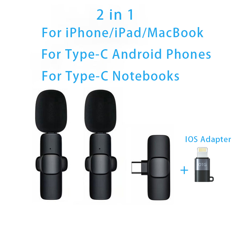 Type-C สำหรับ Android(2Mic)+ อะแดปเตอร์ IOs