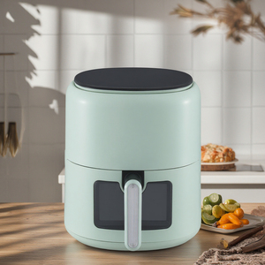 Ousheng Digital Touch Panel Visual 5L per uso domestico intelligente Oil-free air Fryer temperatura e Timer regolabile Menu intelligente - Product Image 1