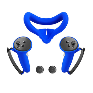 New Arrival VR Accessories Silicone Face Cover and Controller Skins for Meta <strong>Quest</strong> 3 Silicone Protect Cover Set for <strong>Quest</strong> 3 - Product Image 4