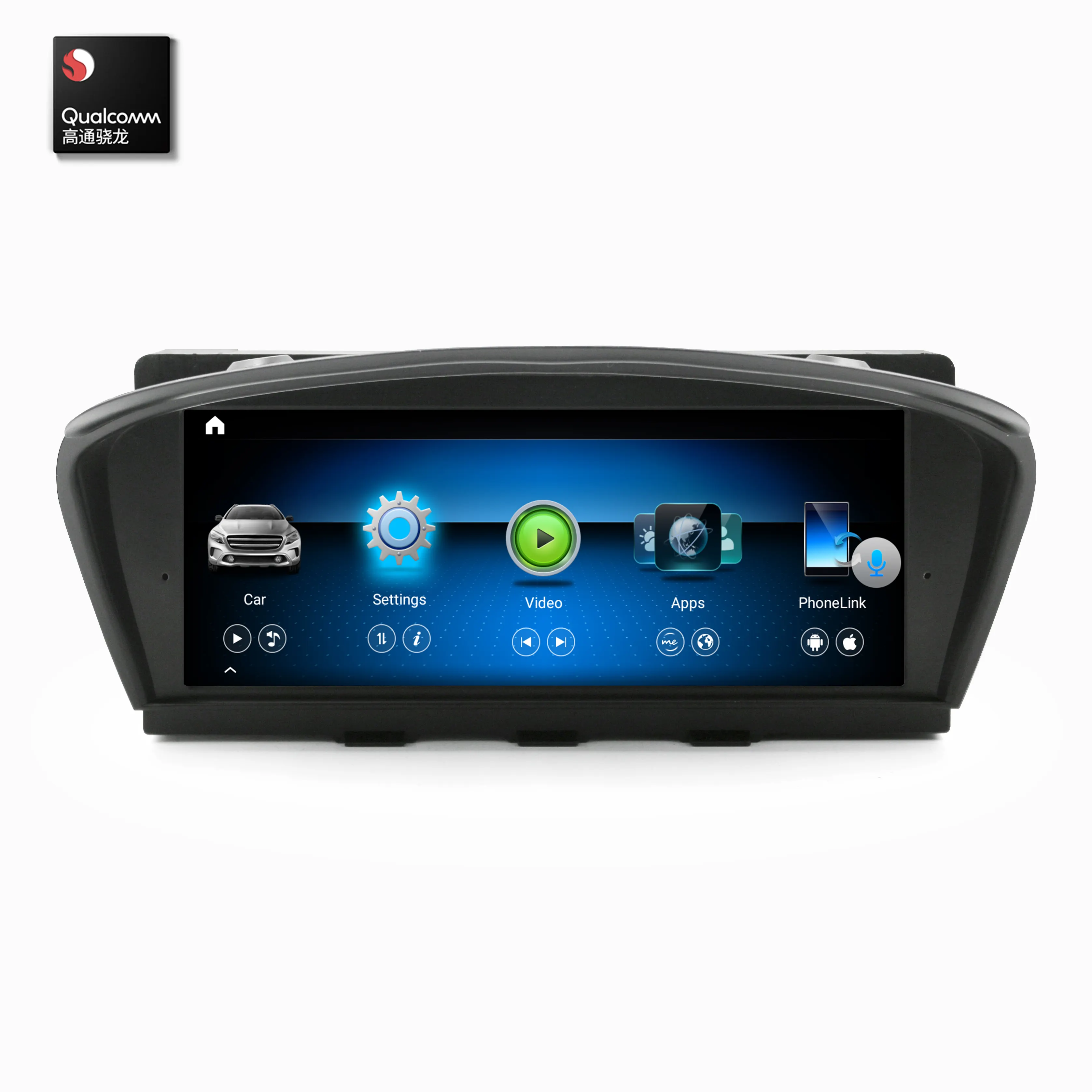 8,8 pulgadas Android 10,0 Wifi 4G 64GB coche navegación GPS para BMW serie 5 E60 de 2004 a 2010