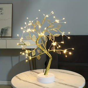 72 <span class=keywords><strong>LED</strong></span>ストリングタッチスイッチUSB操作卓上盆栽ブランチランプ屋内クリスマスデコレーション人工木ランプ - Product Image 6