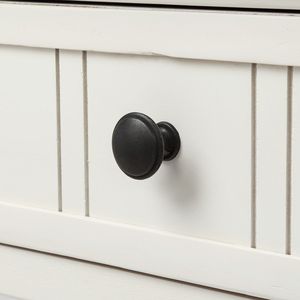 DB TREXM fildişi beyaz konsol masa lüks geleneksel tasarım iki çekmeceli alt raf giriş için aynalı özelliği içeren - Product Image 4