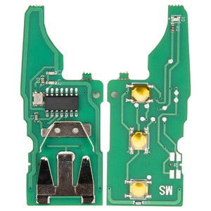 กุญแจรีโมทรถยนต์พับได้5K0837202AD MS 3ปุ่ม433MHz ชิป ID48กุญแจรีโมทรถยนต์สำหรับโฟล์คสวาเกนกุญแจยานพาหนะ HU66กุญแจว่างเปล่า - Product Image 2