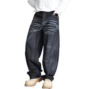 Top-Angebot Modische Y2K Streetwear Oversized Baggy Hip-Hop-Jeans in Schwarz für Herren - Product Image 2