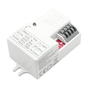 Otomatik açma/kapama LED tavan lambası AC220V 200W 5.8G sensör hareket endüktif anahtarı 360 derece ayarlanabilir mikrodalga Radar sensörü - Product Image 1