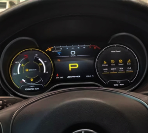 Krando 12.3'' Digital Instrument Cluster for Mercedes <strong>Benz</strong> <strong>ML</strong>/GL W164 X164 2005-2011 Speedometer Virtual Cockpit Multimedia