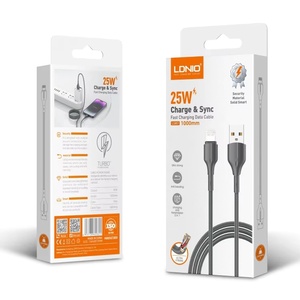 Ldnio Ls852 25W 2.4A Nhanh Phí TPE Vỏ Sạ<span class=keywords><strong>c</strong></span> <span class=keywords><strong>C</strong></span>áp Cho Loại-<span class=keywords><strong>C</strong></span> Điện Thoại Di Động <span class=keywords><strong>USB</strong></span> <span class=keywords><strong>C</strong></span>áp Dữ Liệu Adapter - Product Image 2