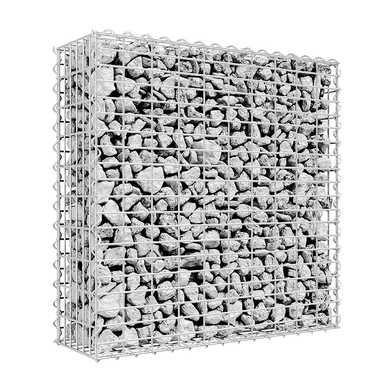 Muro di sostegno saldato della scatola del gabbione saldato acciaio inossidabile dei prezzi della gabbia della pietra del canestro della maglia di dimensioni Standard della cina