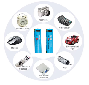 2500mAh 1.5V AA USB-C Lithium Li-ion Lipo có thể sạc lại Loại-C pilas baterias pin nhỏ với bộ sạc - Product Image 5