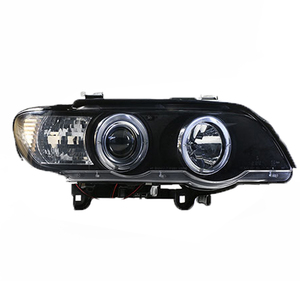 AKD רכב סטיילינג ראש מנורה עבור <span class=keywords><strong>BMW</strong></span> X5 <span class=keywords><strong>E53</strong></span> פנסי 1998-2003 X5 <span class=keywords><strong>LED</strong></span> פנס DRL מלאך עיניים Hid bi קסנון אוטומטי אבזרים - Product Image 1