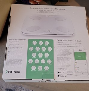 Thương hiệu ban đầu mới fittrack DARA cơ thể BMI Quy mô Kỹ Thuật Số-Pin trắng mới PLC cho PLC - Product Image 4