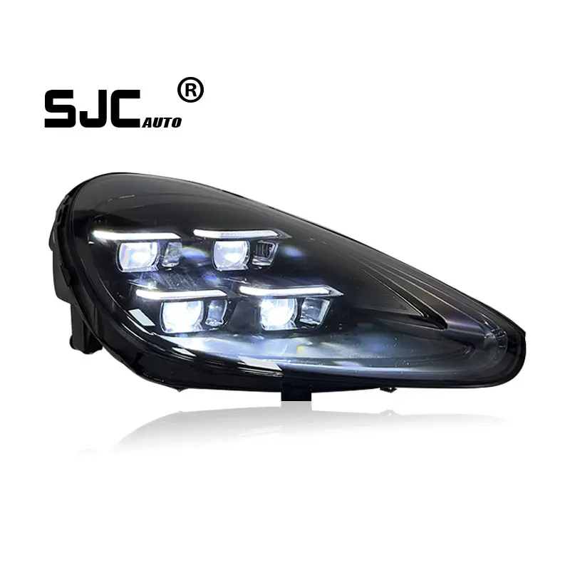 SJC Auto Autozubehör LED-Scheinwerfer für Porsche Cayenne 958 Scheinwerferbaugruppe Neues Update 2024 Stil Autobeleuchtungssysteme