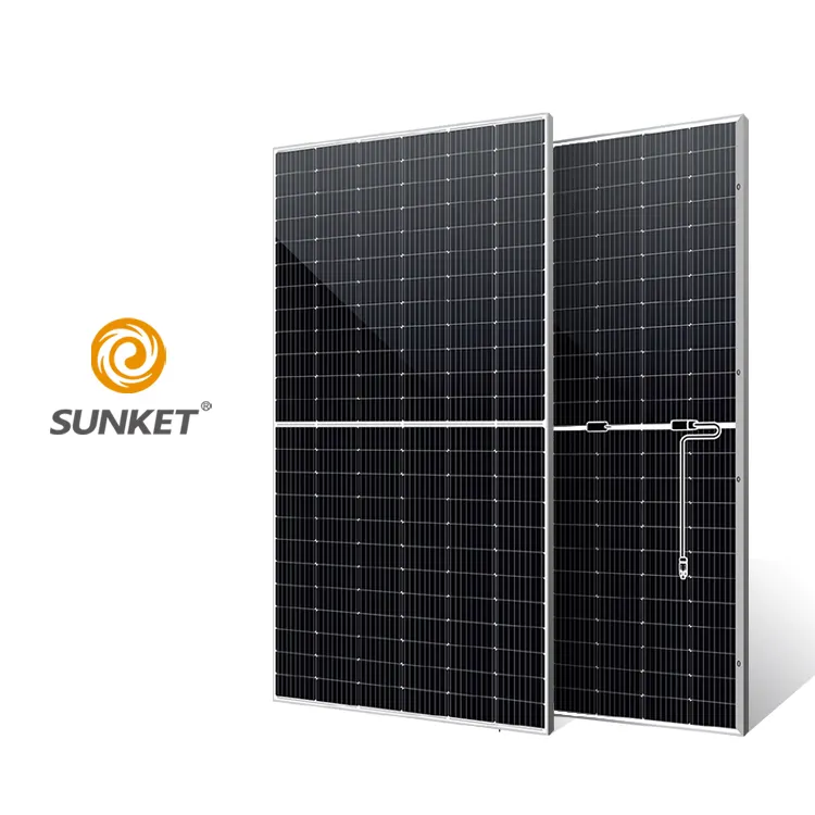 Solarplatten Placa Solar Pv Module 400W 600W Mono Panel Solar 500W 48V Duiter Zonnepaneel 550 Watt 510wp 550 W Zonnepanelen