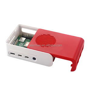 Geermax <strong>Raspberry</strong> <strong>Pi</strong> 4B Red And White Color <strong>Case</strong> Neutral Made in China <strong>Raspberry</strong> <strong>Pi</strong> 4 Model B Back Cover Housing - Product Image 5
