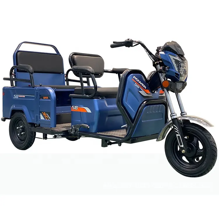 Triciclo elétrico de veículos para passageiros adultos, vendas de produto exclusivo