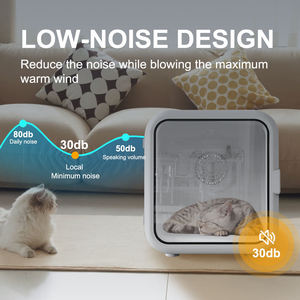 Asciugacapelli per cani da compagnia portatile 2-In-1 nuovo stile per Pet Dryer per animali domestici In modalità nido per asciugatura rapida scatola per asciugatura dei peli di animali domestici