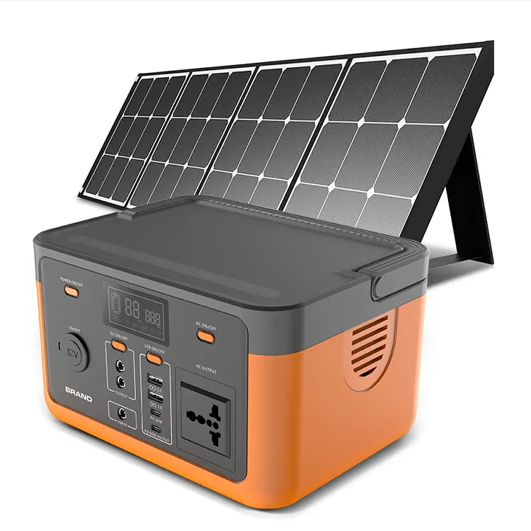 Batterie au lithium-ion Camping Lifepo4 300watt 320wh Générateur solaire de centrale électrique portable pour le stockage d'énergie domestique