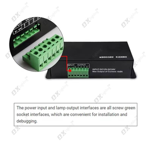 Dmx512 декодер светодиодный диммер драйвер DC12V 24V RGB RGBW 3CH 4CH Декодер контроллер для RGB RGBW светодиодные полосы