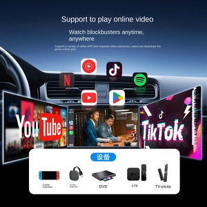 クロスボーダークアルコム8コア6125ワイヤレスCarPlayボックスAibox4 GすべてのNetcom Android 13gps車の相互接続ボックス - Product Image 3