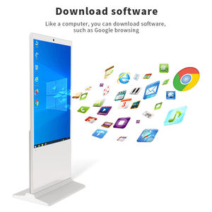 100/75/55 pollici interni Touch Screen LCD pubblicità esterna Totem chiosco CMS Software schermo LED Digital Signage e display - Product Image 4