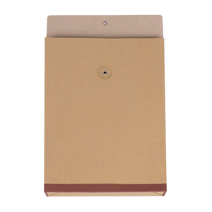 织物样品包装定制设计回收牛皮纸扣板信封带线 - Product Image 5