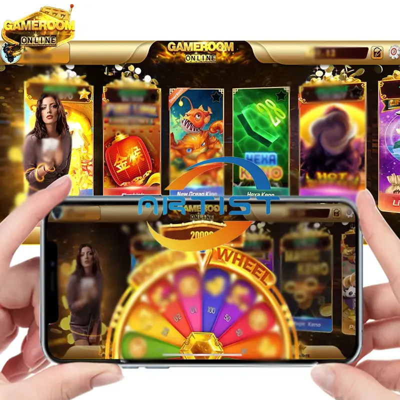 Gameroom online game software menyesuaikan fish table game mobile game hiburan