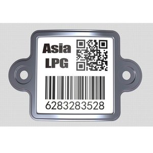 Durable Permanent Cylinder Barcode <strong>QR</strong> <strong>Code</strong> One-dimensional <strong>Code</strong> Tag - Product Image 1