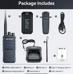 <strong>Retevis</strong> RT86A 10W Walkie Talkie Radio Heavy Duty Walkie-talkie Communication Long Range Radio Communicator Intercom Long Reach - Product Image 6