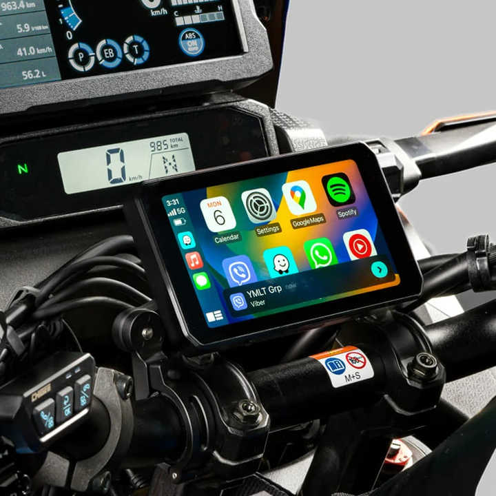 CHIGEE 5inch Screen Car Black Box Carplay Front and Rear Dual Camera Wifi 4k Dash Cam