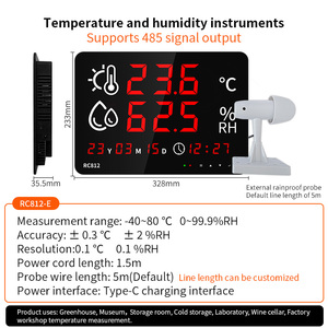 Termómetro digital electrónico multifuncional de Amazon RS485, detector de temperatura y humedad de salida, controlador de temperatura - Product Image 2