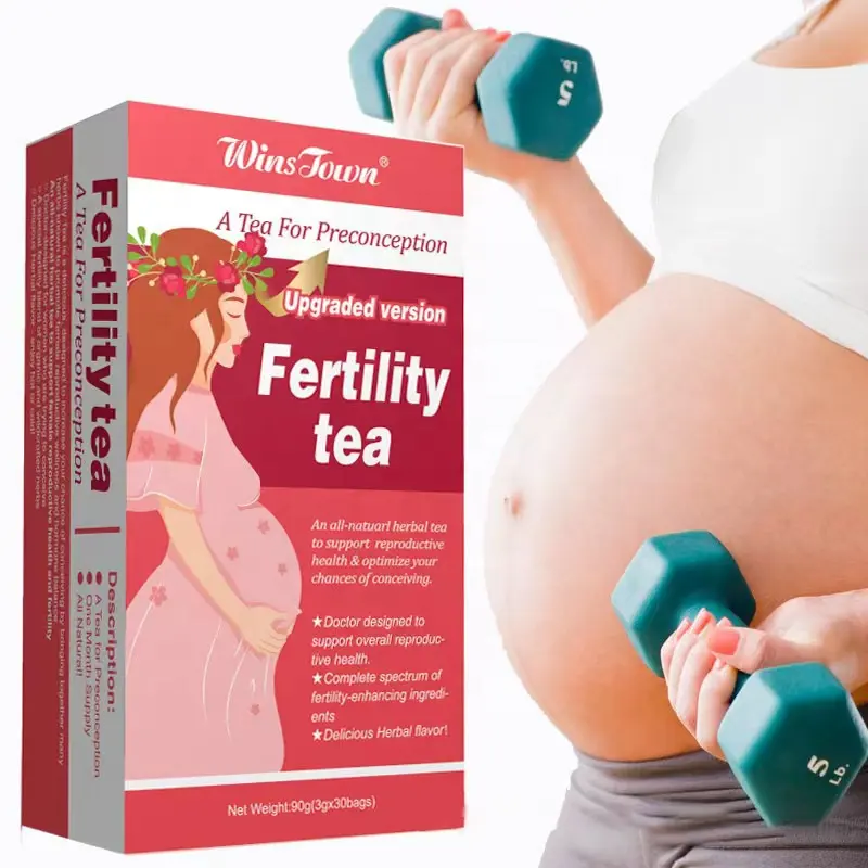 OEM/ODM versión mejorada té de fertilidad a base de hierbas naturales ácido fólico apoyo Salud reproductiva preconceptio té de fertilidad femenina