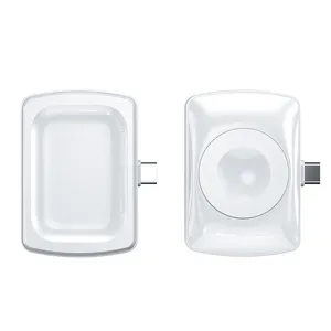 2 in 1 manyetik kablosuz şarj USB C hızlı İzle şarj için AirPods 2/3/4/Pro için Apple izle serisi 10 9 8 7 6 SE 5 4 3 2 1 - Product Image 6