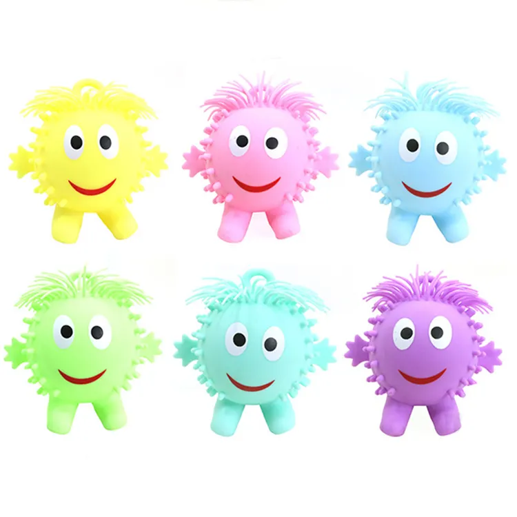 Brinquedos Infantis Jogos Squishy Bola Bombinha Piscando Puffer Bola Carnaval Brinquedos para As Crianças meninos meninas Por Atacado Aperto Anti Stress Brinquedos