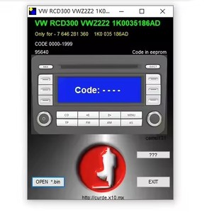 Autoradio-Code-Rechner V.2.0 Kann Autoradio entsperren/CD recodieren/decodieren Über 170 Stück Code Code für VW/Ford/Becker generieren - Product Image 4