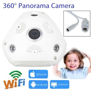高品质IP 1.3 MP鱼眼镜头360度全景IP VR 360鱼眼摄像机用于天花板摄像机，价格优惠 - Product Image 5