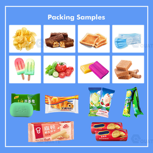 Hydraulic for Flow Wrap System Automatic Film Feeding Sealing Function Compression-Type Pillow <strong>Machine</strong> for Bagged Bread Salad - Product Image 4