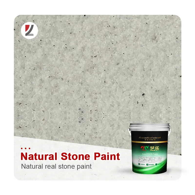 Yile China Marca Mejor Precio Pintura de pared fácil de usar Pintura de piedra natural