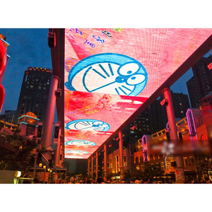 Professional Full Color Smd <strong>3</strong> in 1 Programmable Foldable 3d Pixel Transparent Lcd Flexible P3.91 <strong>Led</strong> Display for <strong>Sale</strong> - Product Image 2