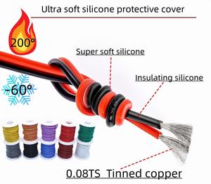 Kotak Gulungan Kabel 10 Warna DIY Kabel Elektronik 16-30AWG Tembaga Berlapis Timah Fleksibel Berinsulasi untuk Proyek PCB <span class=keywords><strong>Arduino</strong></span> - Product Image 3