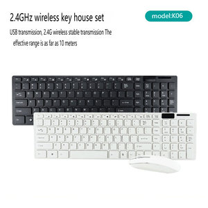 Fabrik Großhandel Full Size 104 Tasten Office 2.4G Computer tastatur Ergonomische drahtlose Tastatur und Maus Combo - Product Image 2