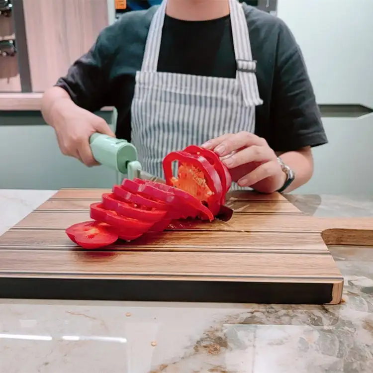 Faca elétrica de cozinha sem fio, faca recarregável automática de aço inoxidável, cortador de pão