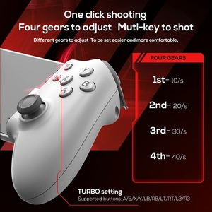 MEMO S3 Typ C Wired & BT Wireless Multi-Mode Mobile Game Pad Controller Joystick für Telefon und Tablet Android & iOS - Product Image 4
