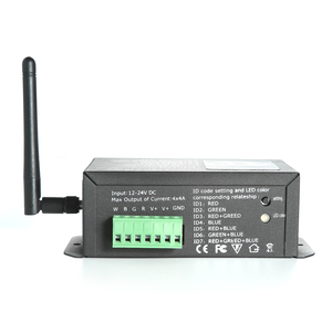 12-24 В DC беспроводной dmx rgb светодиодный контроллер/dmx512 декодер с сертификатом XLR CE RoHS - Product Image 3
