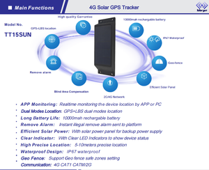 Sistema de seguimiento de vehículos de flota GPS con sensor de monitoreo Tarjeta SIM 4G Beidou LBS Tracker Localizador inteligente - Product Image 2